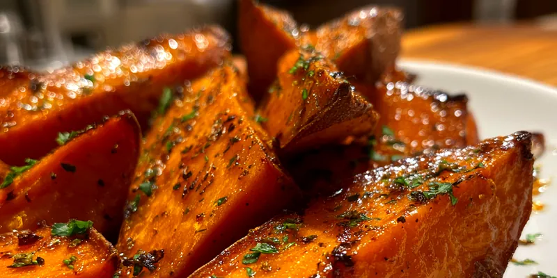 Baked Sweet Potato Wedges